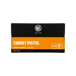 BOITE DE .22LR TARGET PISTOL 2.6G 40GR X50 - RWS NEUF U UNIQUE