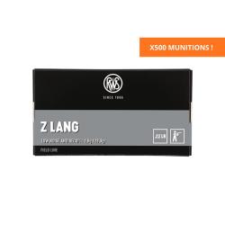 BOITE DE .22LR Z LANG 1.9G 29.3GR X500 - RWS