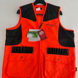 Gilet orange fluo Treeland anti-ronce taille XL