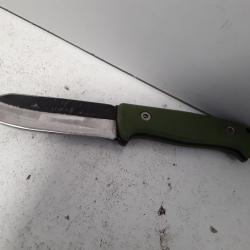 Poignard 24cm vert + etui