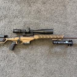 Carabine TIKKA T3 Tactical Custom Calibre 7mm-08 Rem + Lunette VORTEX 5-25X50 + Bipied lourd