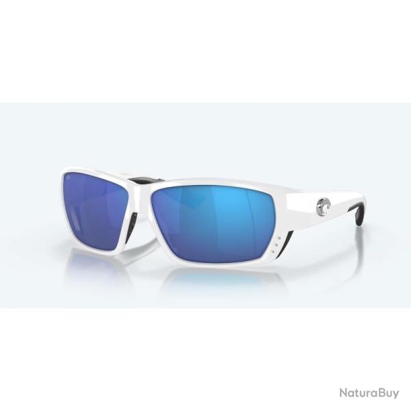 Lunettes polarisantes Costa Tuna Alley White Blue Mirror