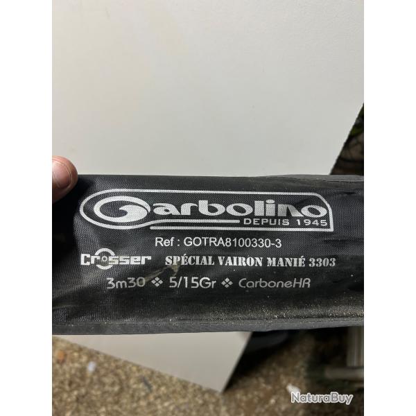 Canne garbolino vairon manier