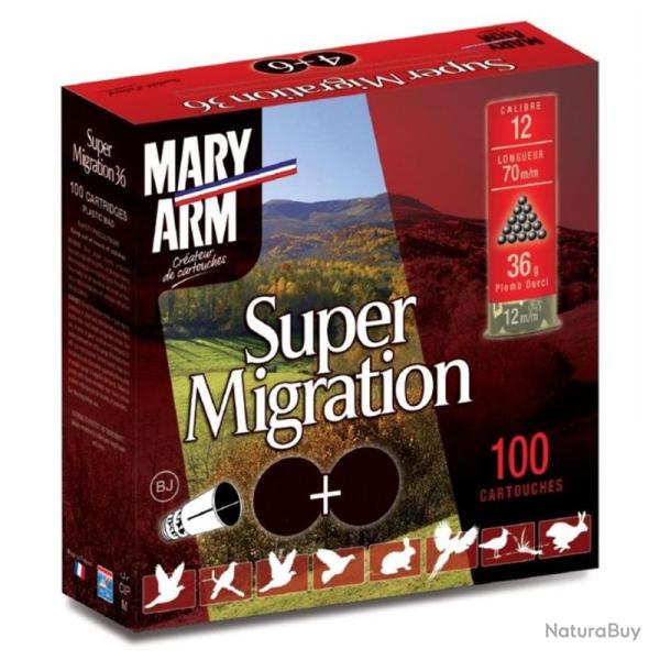 Cartouches MARY ARM PACK SUPER MIGRATION 36 - Cal 12/70 36GR N�7 1/2 + 9 X100