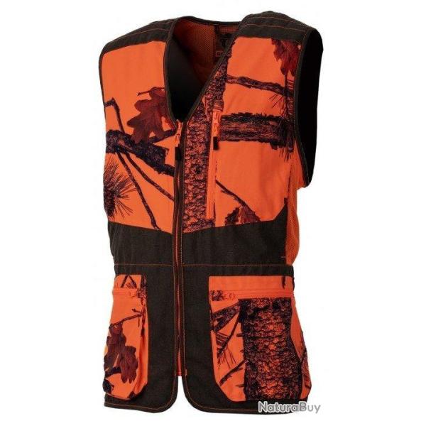 Gilet de chasse Classy camouflage orange SOMLYS-6XL