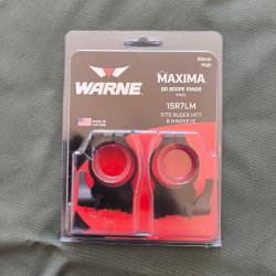 Colliers Warne Maxima QD 30 mm Haut - Ruger M77 / Hawkeye - Neufs