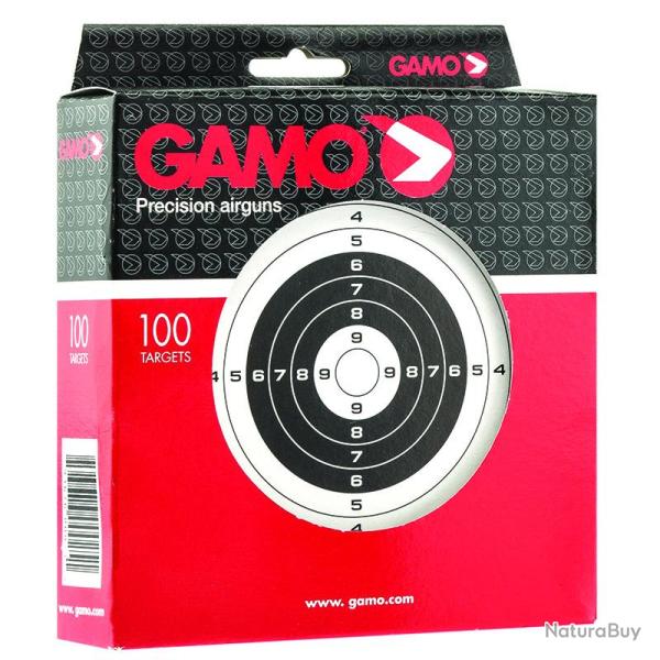 Pack de 100 Cibles Carton 14 cm x14cm Gamo - Gamo 100 Cibles Carton