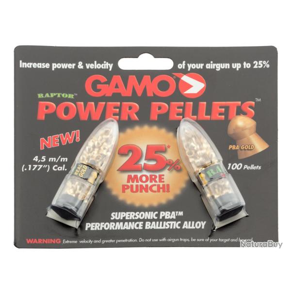 Plombs PBA RAPTOR - MORE VELOCITY 4,5 mm - GAMO - PBA RAPTOR