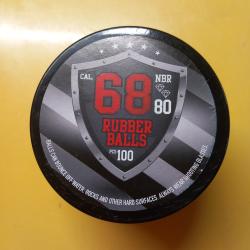 Ruber balls boite de 100 cal.68