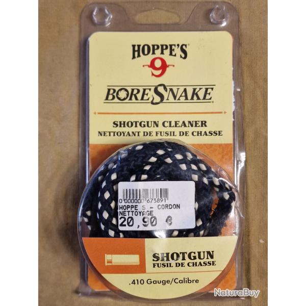 Cordon de nettoyage BoreSnake Hoppe's cal.410 HILMAR SUPER DESTOCK !!!