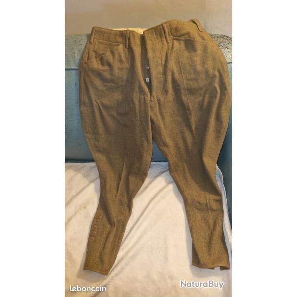 Pantalon US cavalerie WW1-Militaria-