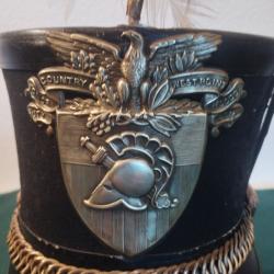 Shako Amercican de cadet West Point  fin du XIX