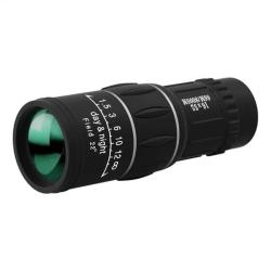 Monoculaire Compact 16x52 Double Mise Point Optique Haute Definition Observation Nature Randonnee