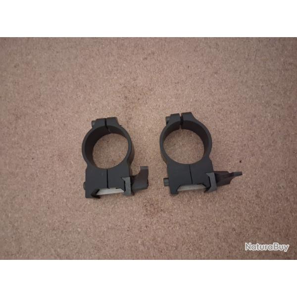 Colliers WARNE Haut Diam�tre 30mm D�tachables