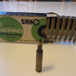 Balles 222 Remington Magnum
