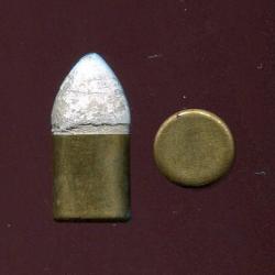 12 mm Revolver Pidault & Cordier Rapha&euml;l - rare ancienne cartouche brevet&eacute;e en 1860 - PORT COMPRIS