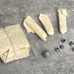 Cartouche militaire Fran&ccedil;aise de 16.8 mm Mle 1848 pour fusil - Guerre 1870-71 - PORT COMPRIS
