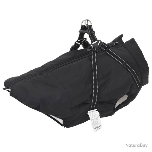 Manteau pour chien Noir L52 Fleece et Polyester