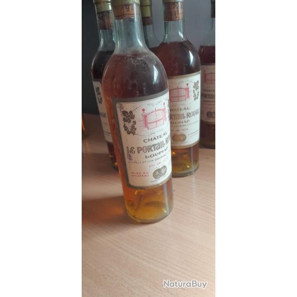 chateau le portail rouge loupiac  blanc liquoreux 1947