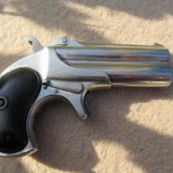 REMINGTON DERRINGER DOUBLE CANON EN SUPERBE ETAT + KIT H&C COMPLET