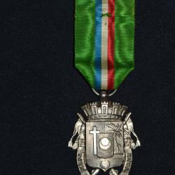 MEDAILLE DES TRANCS TIREURS D'ALGER 1867-SOCIETE DE TIR-GUERRE 1870/1871-SIEGE DE CHATEAUDUN.