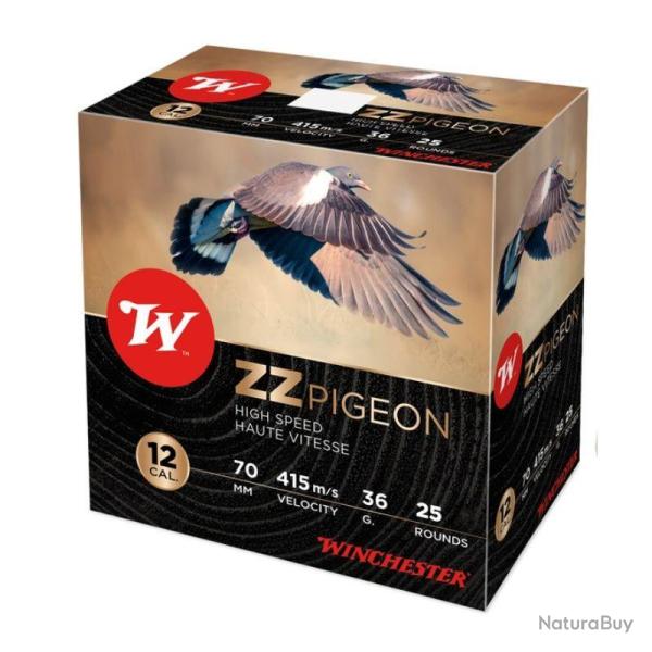 Cartouches ZZ pigeon 12-70 36g - Winchester - Cart plomb 4 ZZ pig 12 70
