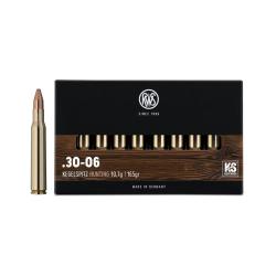 Munitions RWS .30-06 Springfield KS 10,7g 165 Gr - Boite de 20 - RWS 30-06 KS 10.7g