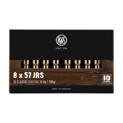 Munitions RWS 8x57 JRS ID Classic 12,8 g - 198 gr - Bte 20 - RWS 8.57JRS ID 12.8g