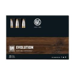 Munitions RWS 9,3x74 R EVO 18,8 g - 290 gr - Boite de 20 - RWS 9.3.74 R Evo 18.8g