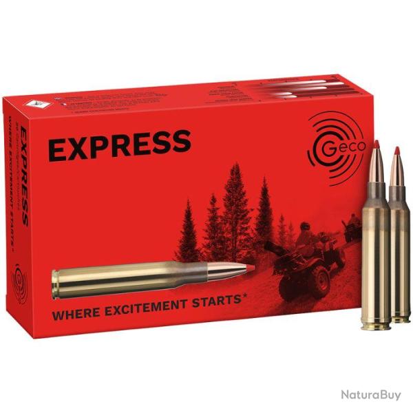 Munitions GECO 7mm Rem Mag Express 10,0 g - 155 gr - Bte 20 - GECO 7mm REM Express 10g