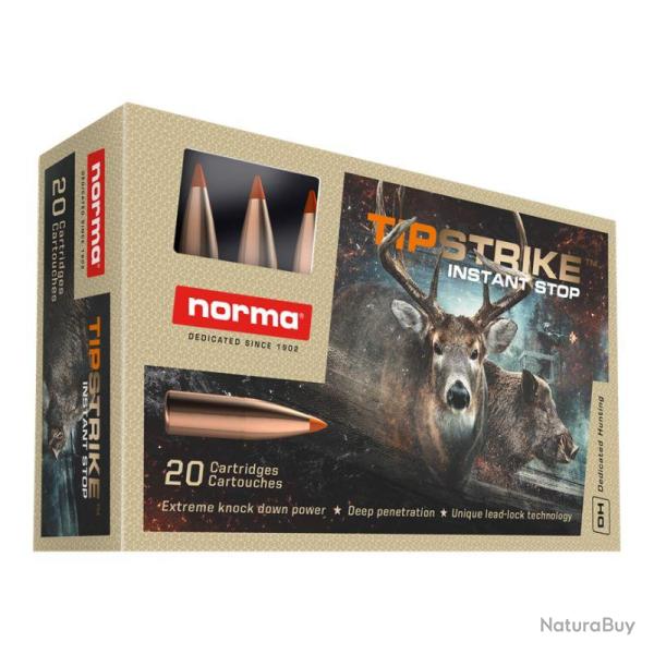 Cartouches (x20) 9.3.62 TIPSTRIKE 16,5g 255GR- Norma - Norma 9.3.62 TIP 16.5g