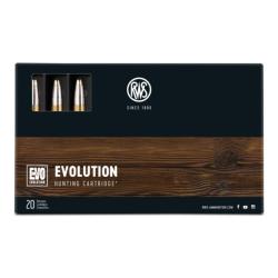 Munitions RWS 7x64 EVO 10,3 g - 159 gr - Boite de 20 - RWS 7.64 Evo 10.3