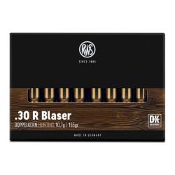 Munitions RWS .30 R Blaser DK 10,7 g - 165 gr - Boite de 20 - RWS 30R Blaser DK 10.7g