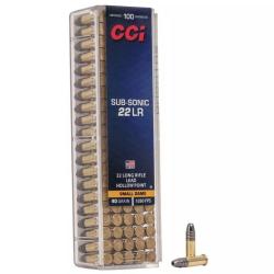 Balles (x100) 22 Lr Subsonic 40g - CCI - CCI 22Lr 100 cart