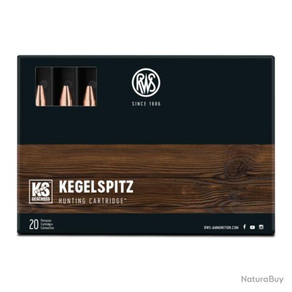 Munitions RWS 8x68 S KS 11,7 g - 180 gr - Boite de 20 - Rws 8.68S KS 11,7G