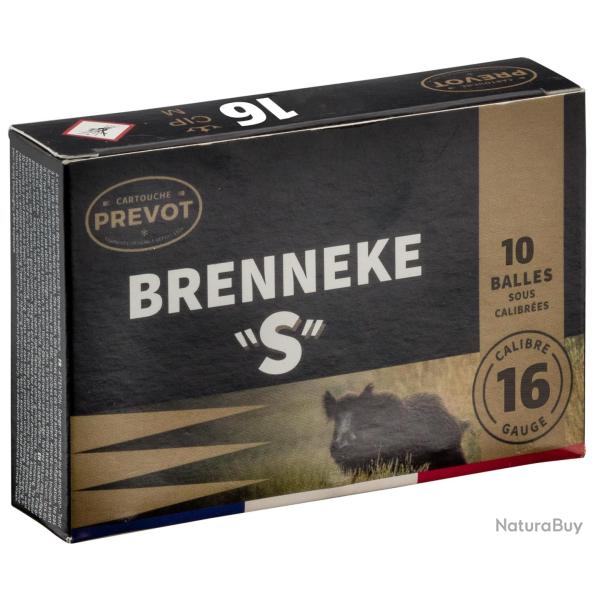 Balles Pr�vot Brenneke S Cal. 20/70 Demi-Blind�e 17g (x10) - brenneke S Cal 20 prevot 17g