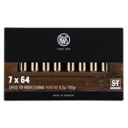 Munitions RWS 7x64 Speed Tip Pro 9,7 g - 150 gr - Boite de 20 - 7x64 speed tip pro RWS