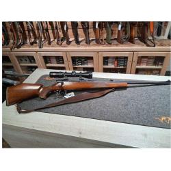 Voere model Safari calibre 7x64 + Lunette TITAN TASCO 1.5-6x40 Occasion - Voere safari 7x64 occ