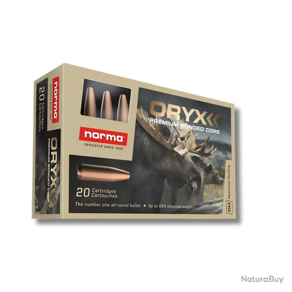 Oryx 8,5x55 Blaser (boite de 20 munitions) 230 grains - Norma - oryx 8.5x55 Blaser Norma