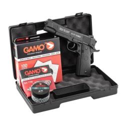 Pack Gamo Pistolet Red Alert 4.5mm 3.65 Joules BB CO2 - Pack Gamo Pistolet 1911