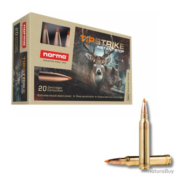 Cartouches x20 TipStrike 6,5 CRMR 9,1g 140gr - Norma - norma tipstrike 6.5 CR 9.1g