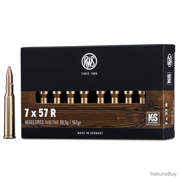 RWS 7x57 R KS 10.5g 162gr - RWS 7x57 R KS