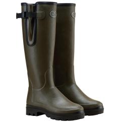 Bottes Vierzonord Le Chameau Doubl&eacute;es N&eacute;opr&egrave;ne Vert Chameau