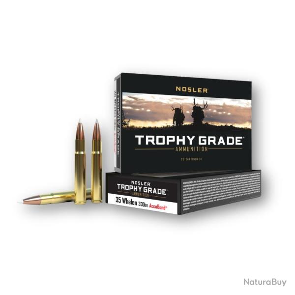 Munitions Nosler .35 Whelen AccuBond 225gr - Boite de 20 - Nosler 35 Whelen ACCUB