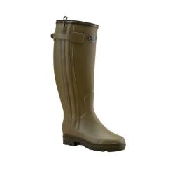 Bottes Chasseur Le Chameau Femme Doubl&eacute;es N&eacute;opr&egrave;ne Vert Vierzon-39-42
