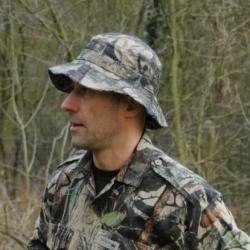 Bob de brousse coton &eacute;pais camouflage for&ecirc;t