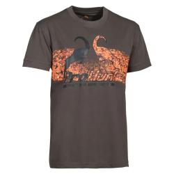 Tee-Shirt de Chasse Prohunt Marron - S