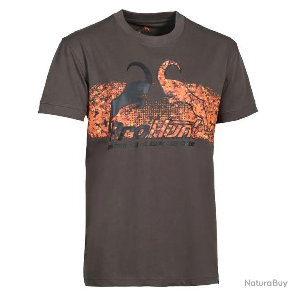 Tee-Shirt de Chasse Prohunt Marron - S