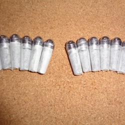 48 Cartouches Papier Calibre 44 - Ogive RN (Nez Rond) Charge1,3 g Poudre Hodgdon Pyrodex P