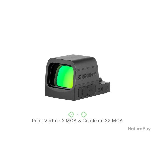Olight Viseur point vert Osight SE 2 MOA